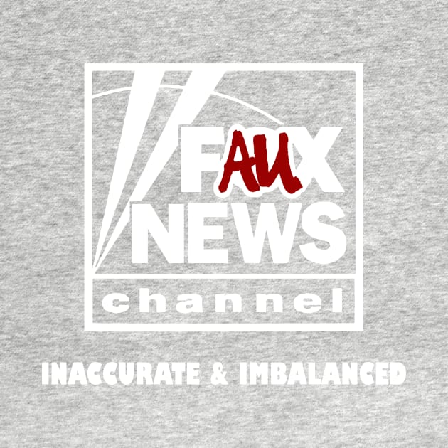 Faux News Channel White Logo by TheManyFaced